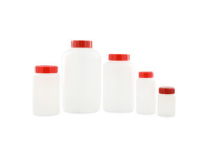 Poederpotten plastic - labopotten