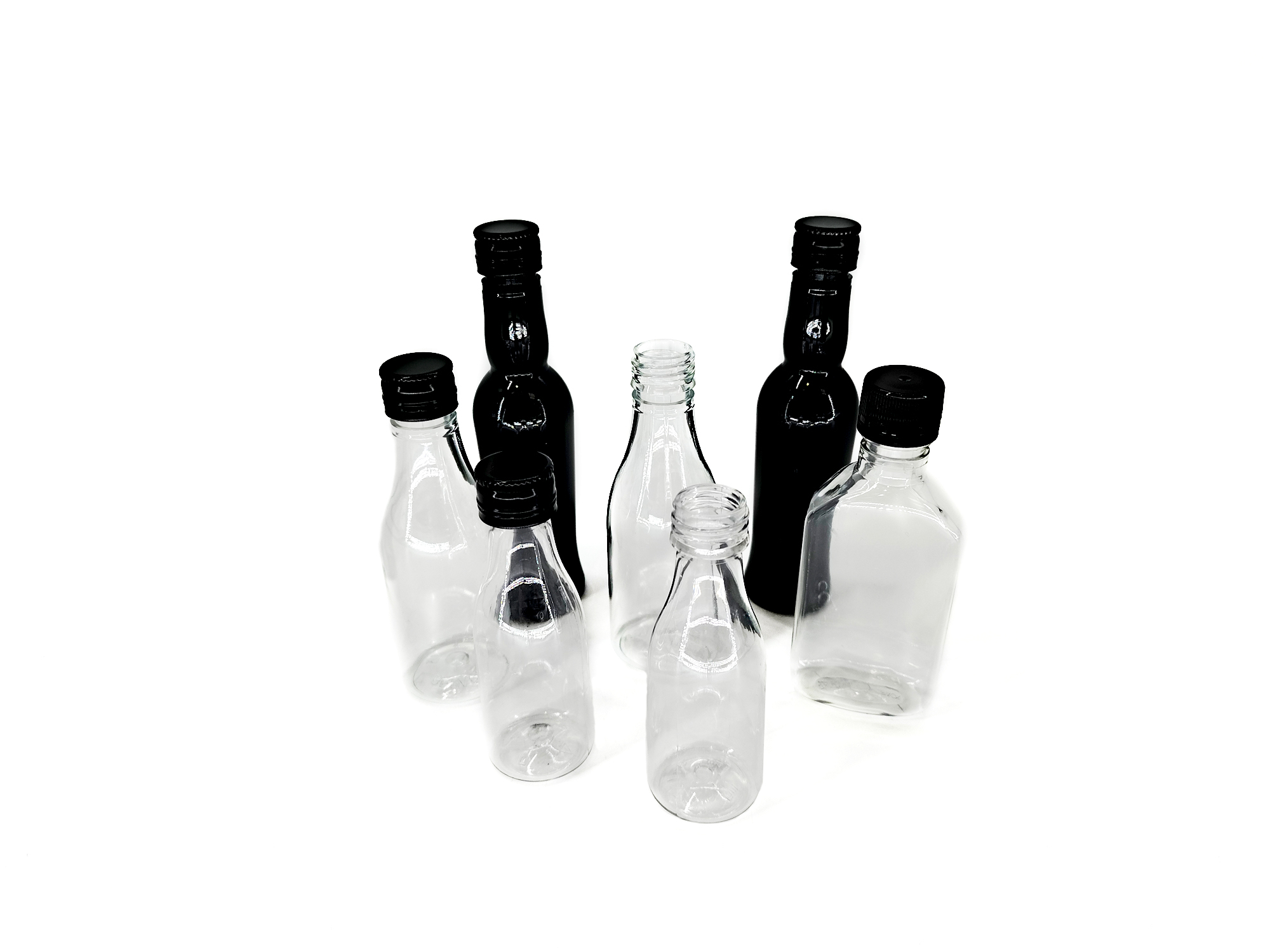 Kleine PET flessen drank